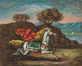 giorgio de chirico cavallo fuggente5 Art A4 Photo Print
