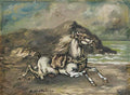 giorgio de chirico cavallo fuggente7 Art A4 Photo Print