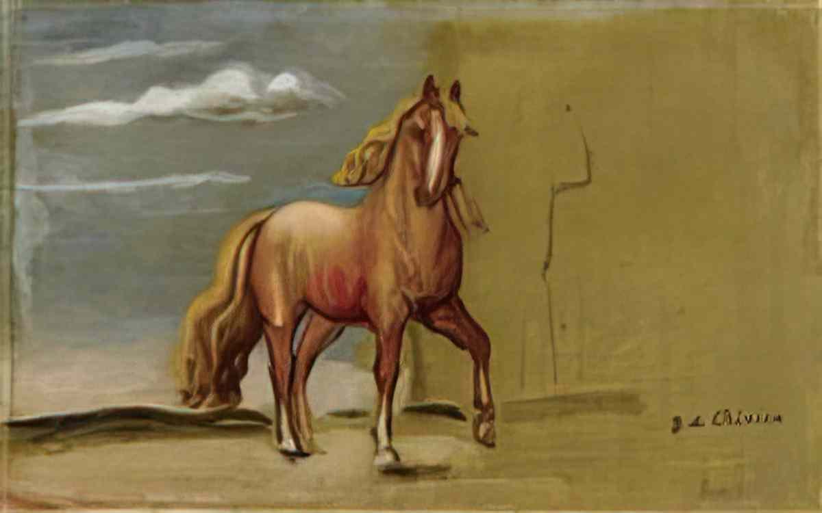 giorgio de chirico cavalli e cavalieri1 Art A4 Photo Print