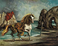 giorgio de chirico cavallo in riva al mare4 Art A4 Photo Print