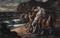 giorgio de chirico cavalli in riva al mare11 Art A4 Photo Print