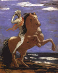 giorgio de chirico cavalli in riva al mare14 Art A4 Photo Print