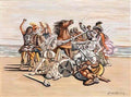 giorgio de chirico cavalli in riva al mare6 Art A4 Photo Print