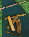 giorgio de chirico cavalli in un paese Art A4 Photo Print