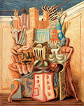 giorgio de chirico costruttori di trofei Art A4 Photo Print