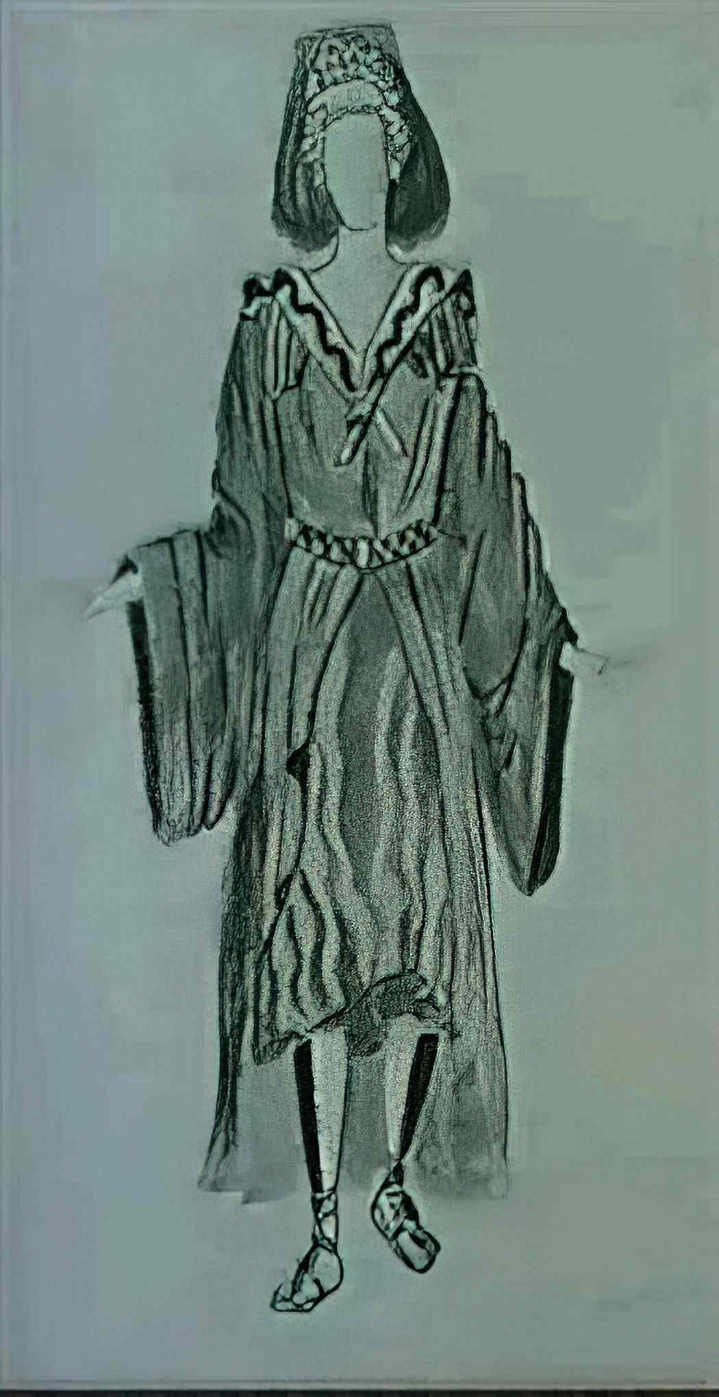giorgio de chirico costume di niobe Art A4 Photo Print