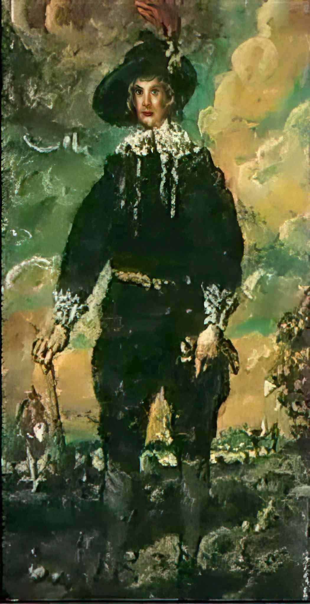 giorgio de chirico costume manzoniano Art A4 Photo Print