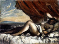 giorgio de chirico cavalli sotto un castello Art A4 Photo Print