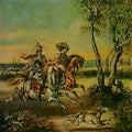 giorgio de chirico due cavalieri fuggenti con cani Art A4 Photo Print
