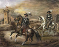 giorgio de chirico cavalli sulla spiaggia Art A4 Photo Print
