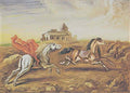 giorgio de chirico due cavalli in un paese1 Art A4 Photo Print