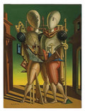 giorgio de chirico cavallo e cavaliere alla fonte1 Art A4 Photo Print