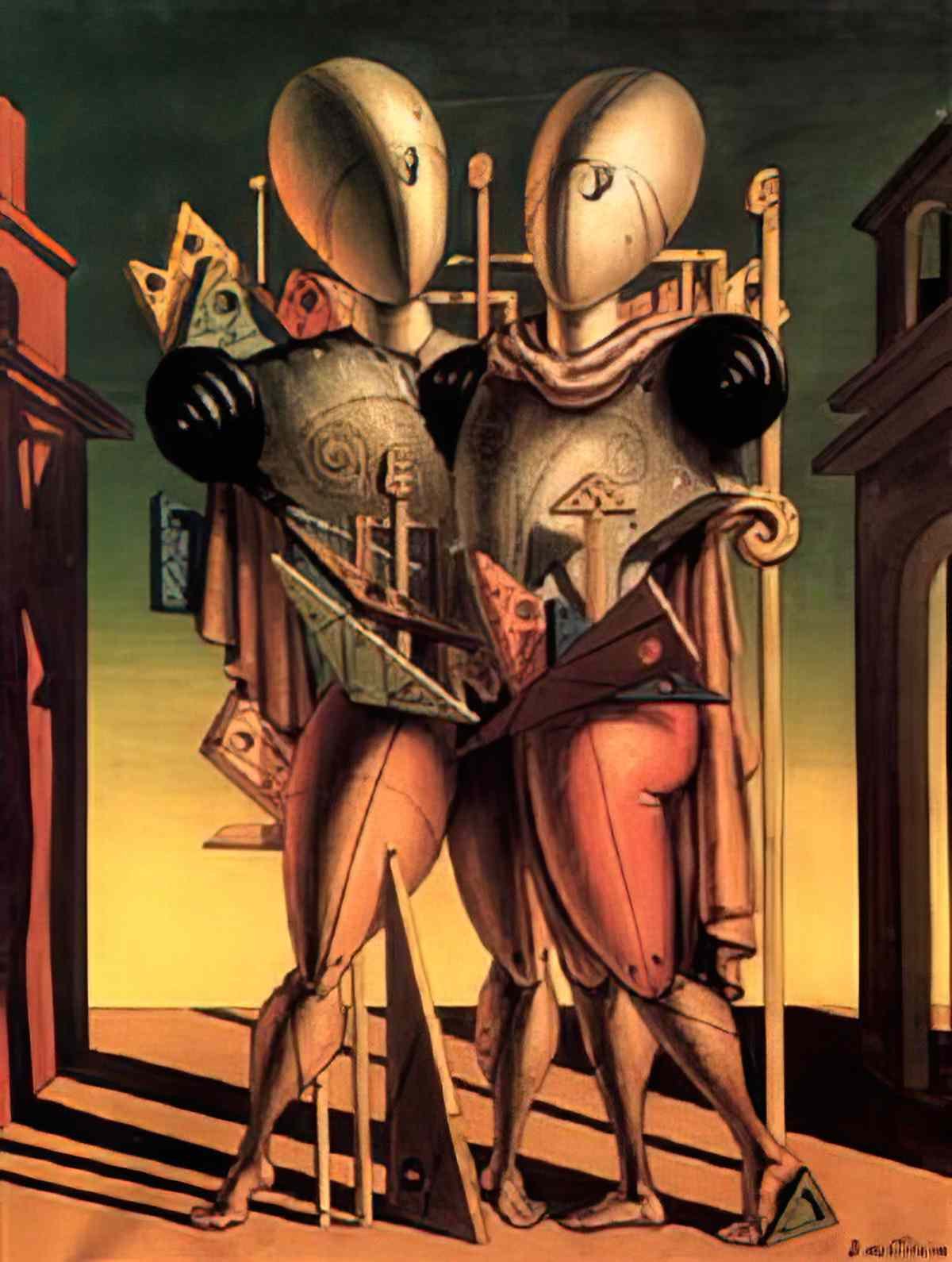 giorgio de chirico cavallo e cavaliere8 Art A4 Photo Print