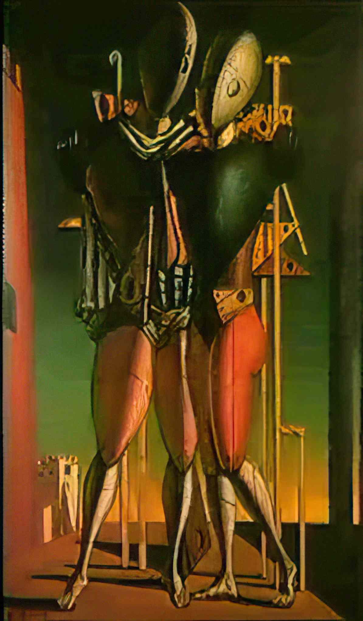 giorgio de chirico cavallo e personnaggi in riva al mare Art A4 Photo Print