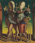 giorgio de chirico cavallo e zebra Art A4 Photo Print