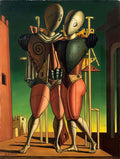 giorgio de chirico cavallo ferito Art A4 Photo Print