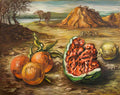 giorgio de chirico frutta e cocomero natura morta Art A4 Photo Print