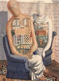 giorgio de chirico gli archeologi4 Art A4 Photo Print