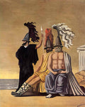 giorgio de chirico colonne e foresta nella stanza Art A4 Photo Print