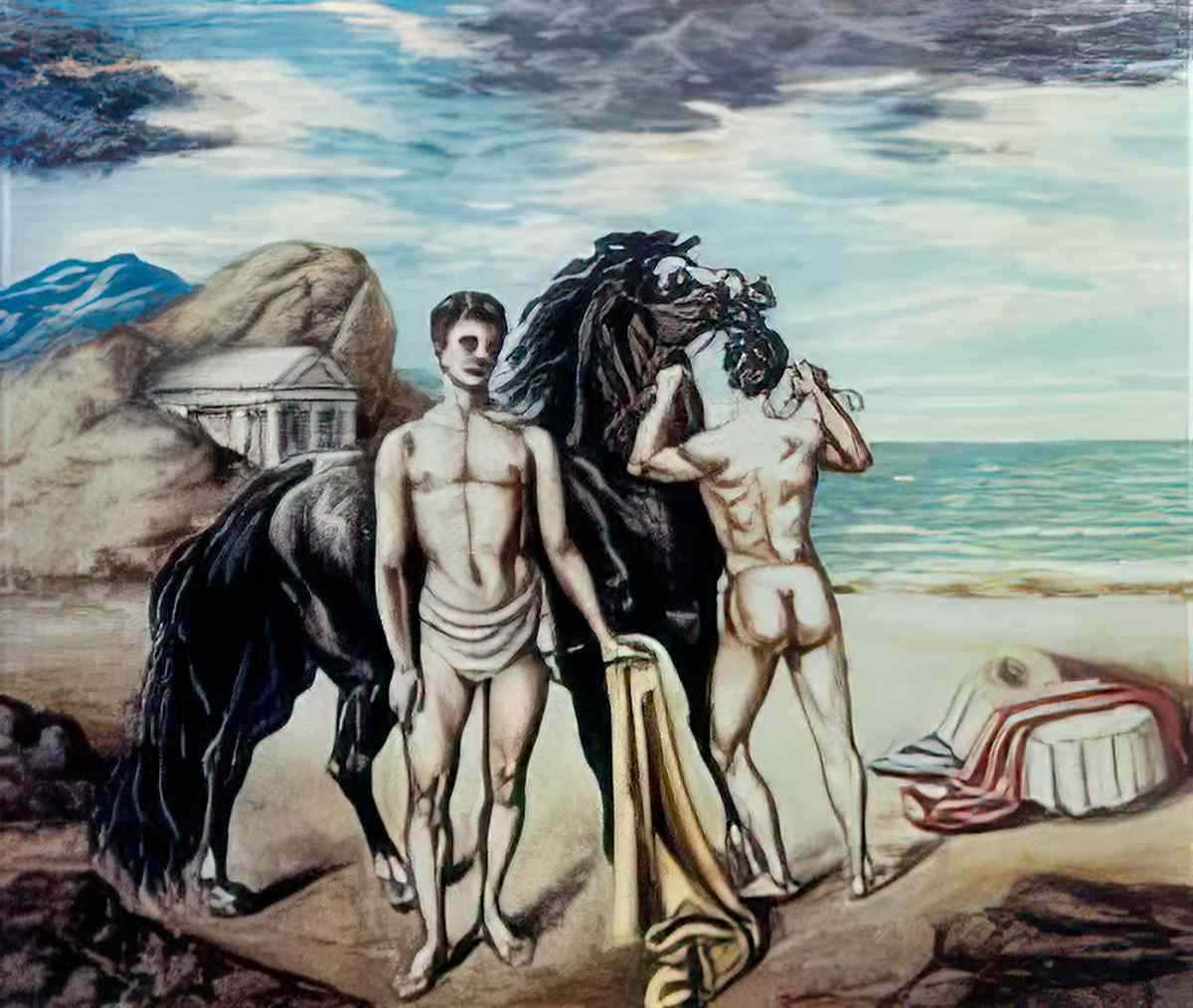 giorgio de chirico corazze con cavaliere natura morta ariostesca Art A4 Photo Print