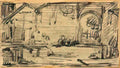 giorgio de chirico i due giovani nella casa di contadini Art A4 Photo Print