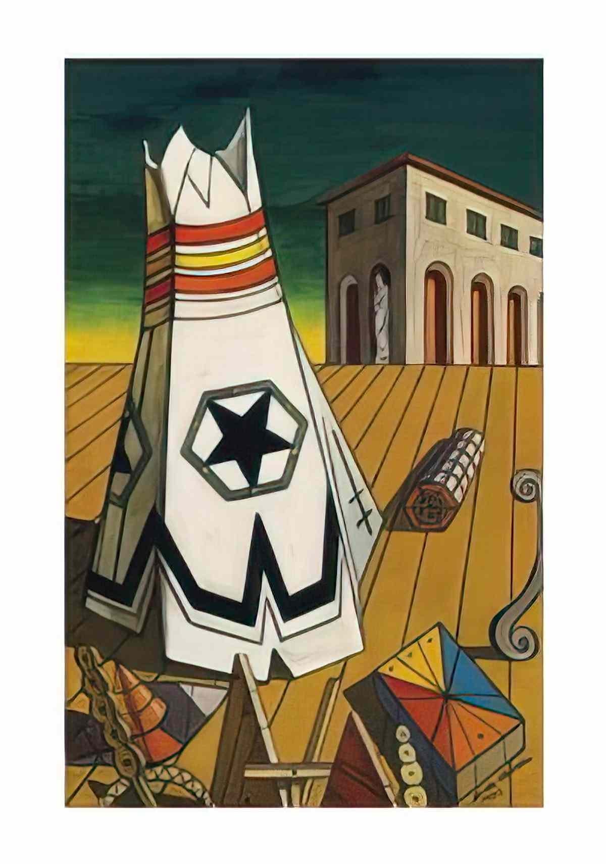 giorgio de chirico i giocattoli del principe Art A4 Photo Print