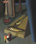 giorgio de chirico i pesci sacri Art A4 Photo Print