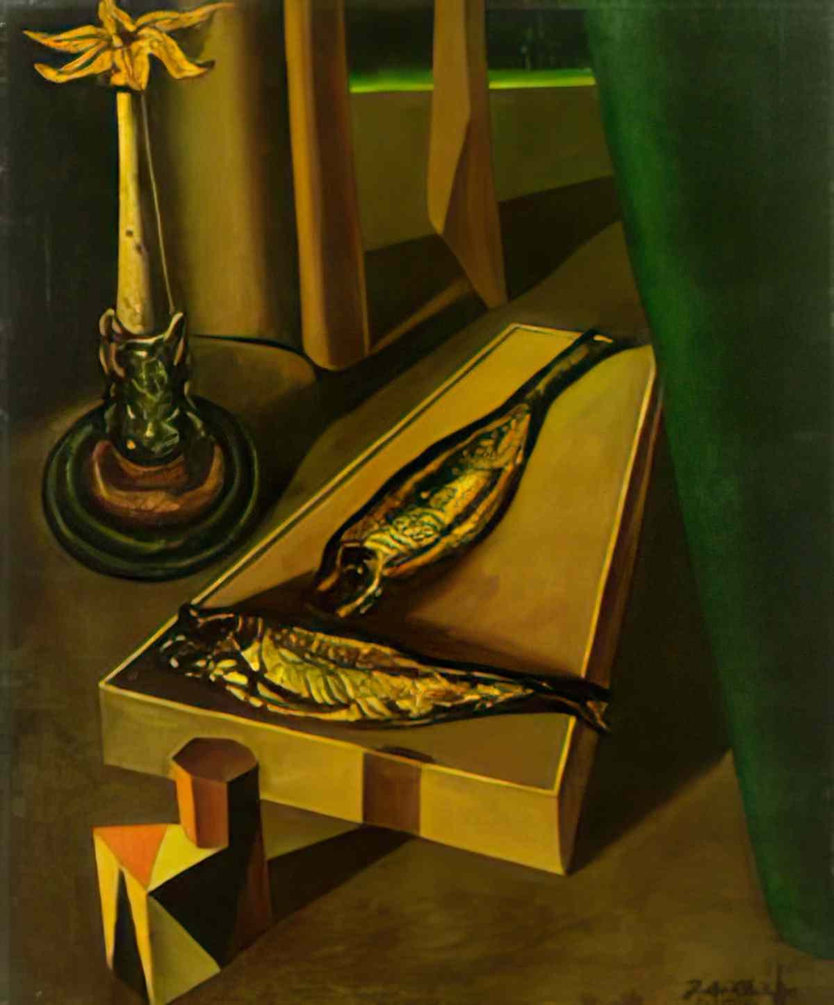 giorgio de chirico i pesci sacri1 Art A4 Photo Print