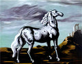 giorgio de chirico il cavallo pezzato Art A4 Photo Print