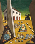 giorgio de chirico due cavalieri inizi anni 60 Art A4 Photo Print