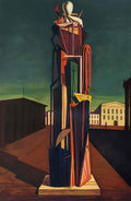 giorgio de chirico due cavalli a la spiaggia Art A4 Photo Print