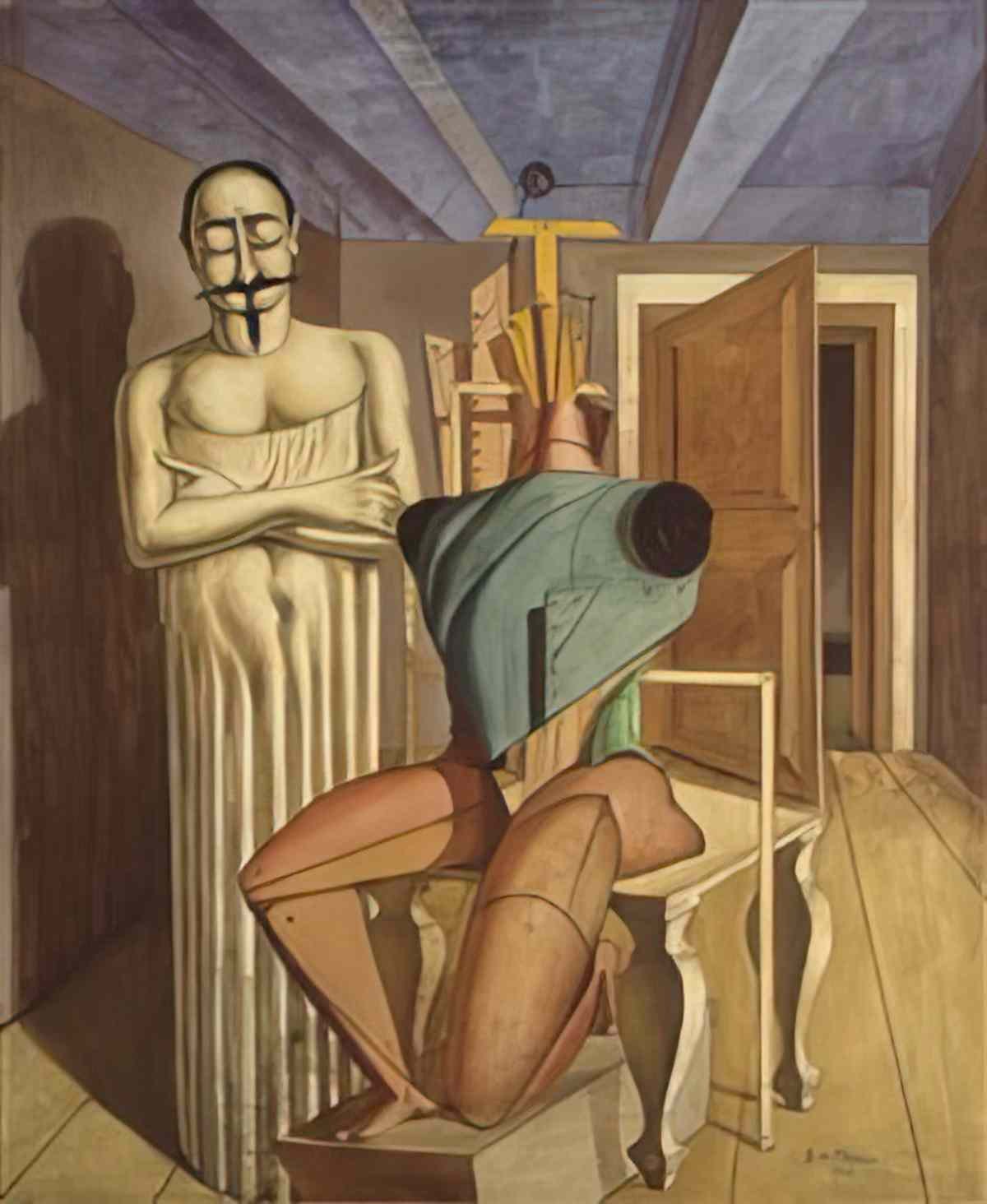 giorgio de chirico il ritornante Art A4 Photo Print