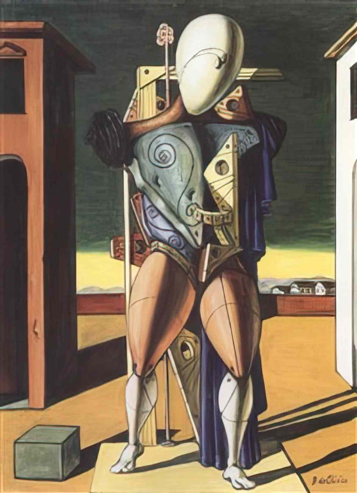 giorgio de chirico il trovatore17 Art A4 Photo Print