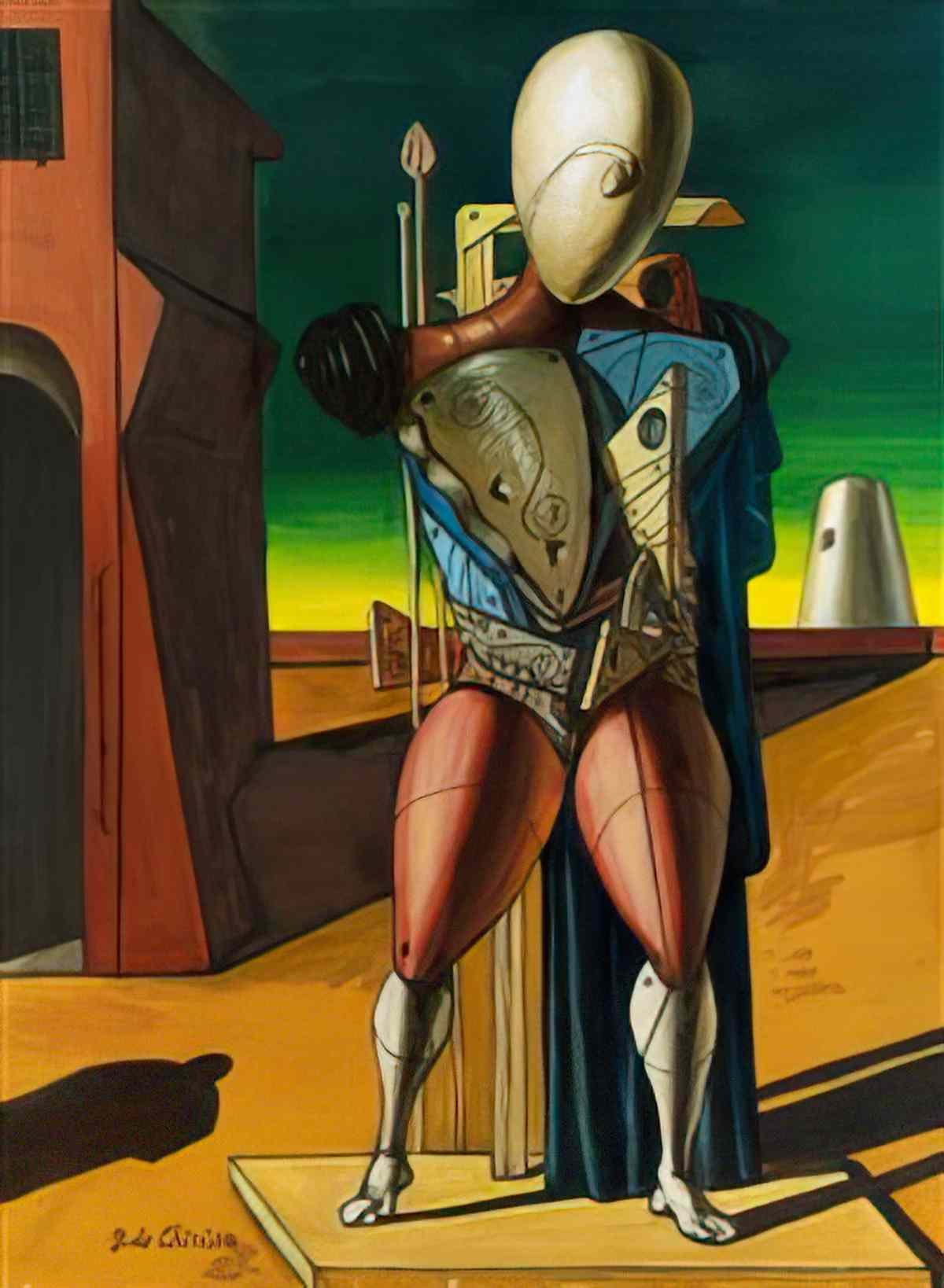 giorgio de chirico due cavalli6 Art A4 Photo Print
