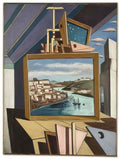 giorgio de chirico ettore e andromaca hector and andromaca Art A4 Photo Print
