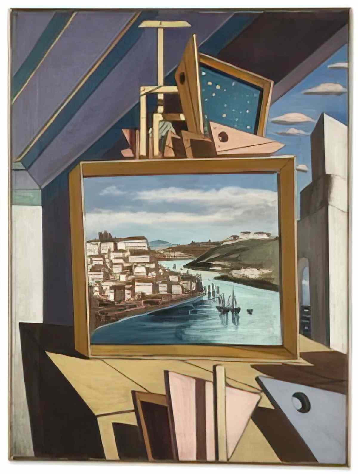 giorgio de chirico ettore e andromaca hector and andromaca Art A4 Photo Print