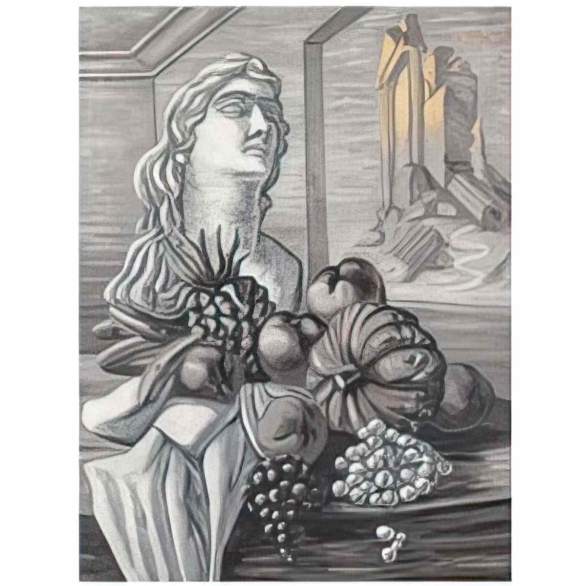 giorgio de chirico ettore e andromaca11 Art A4 Photo Print