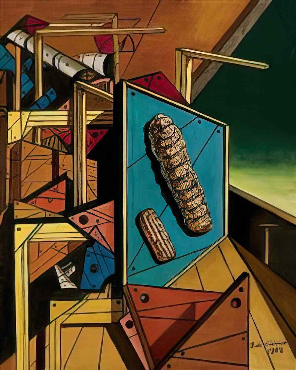 giorgio de chirico ettore e andromaca15 Art A4 Photo Print
