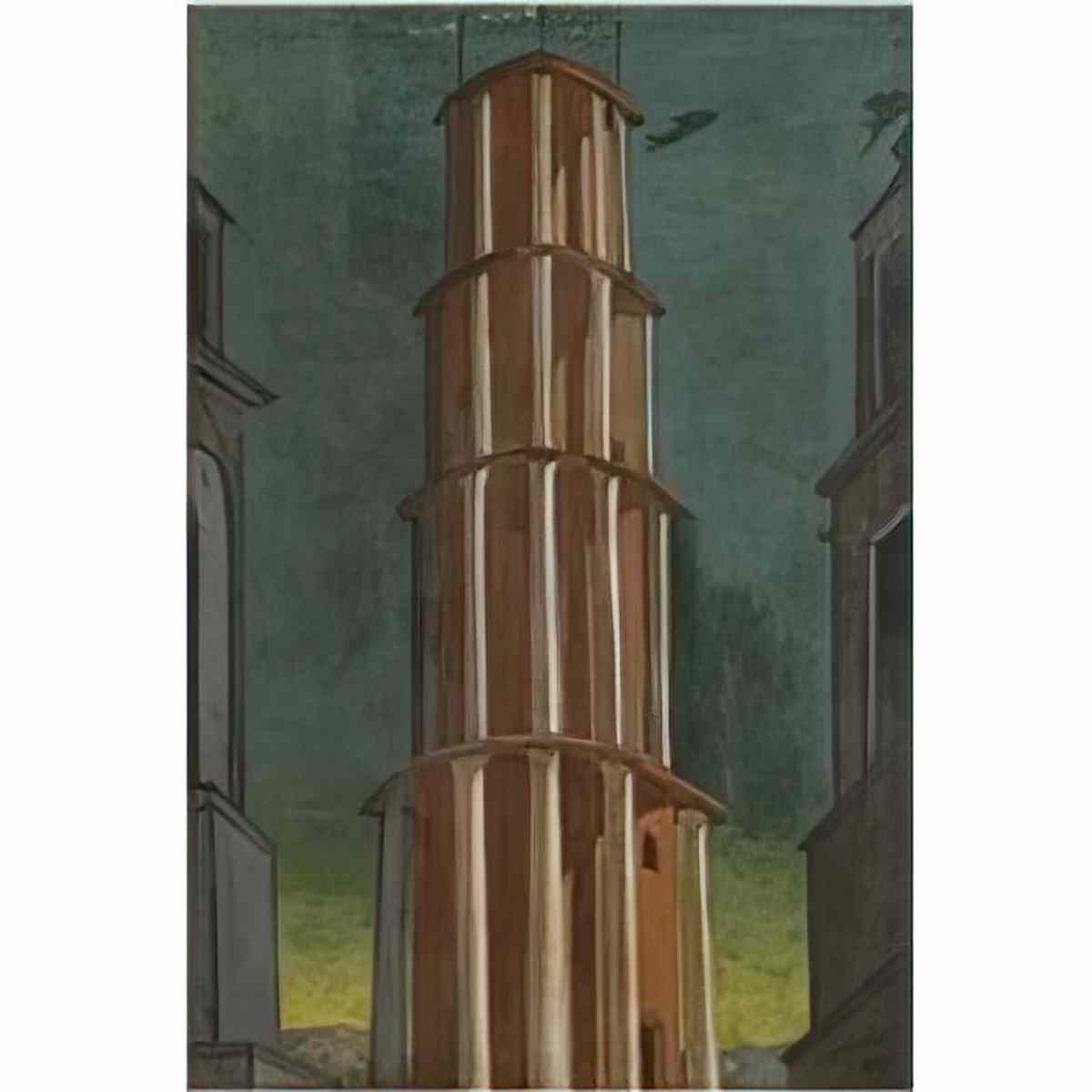 giorgio de chirico la grande torre ii Art A4 Photo Print