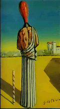 giorgio de chirico frutta e paese Art A4 Photo Print