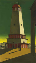 giorgio de chirico la nostalgia dellinfinito Art A4 Photo Print