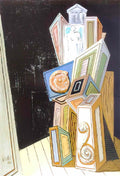 giorgio de chirico frutta in un paese2 Art A4 Photo Print