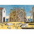 giorgio de chirico frutta nel paesaggio Art A4 Photo Print