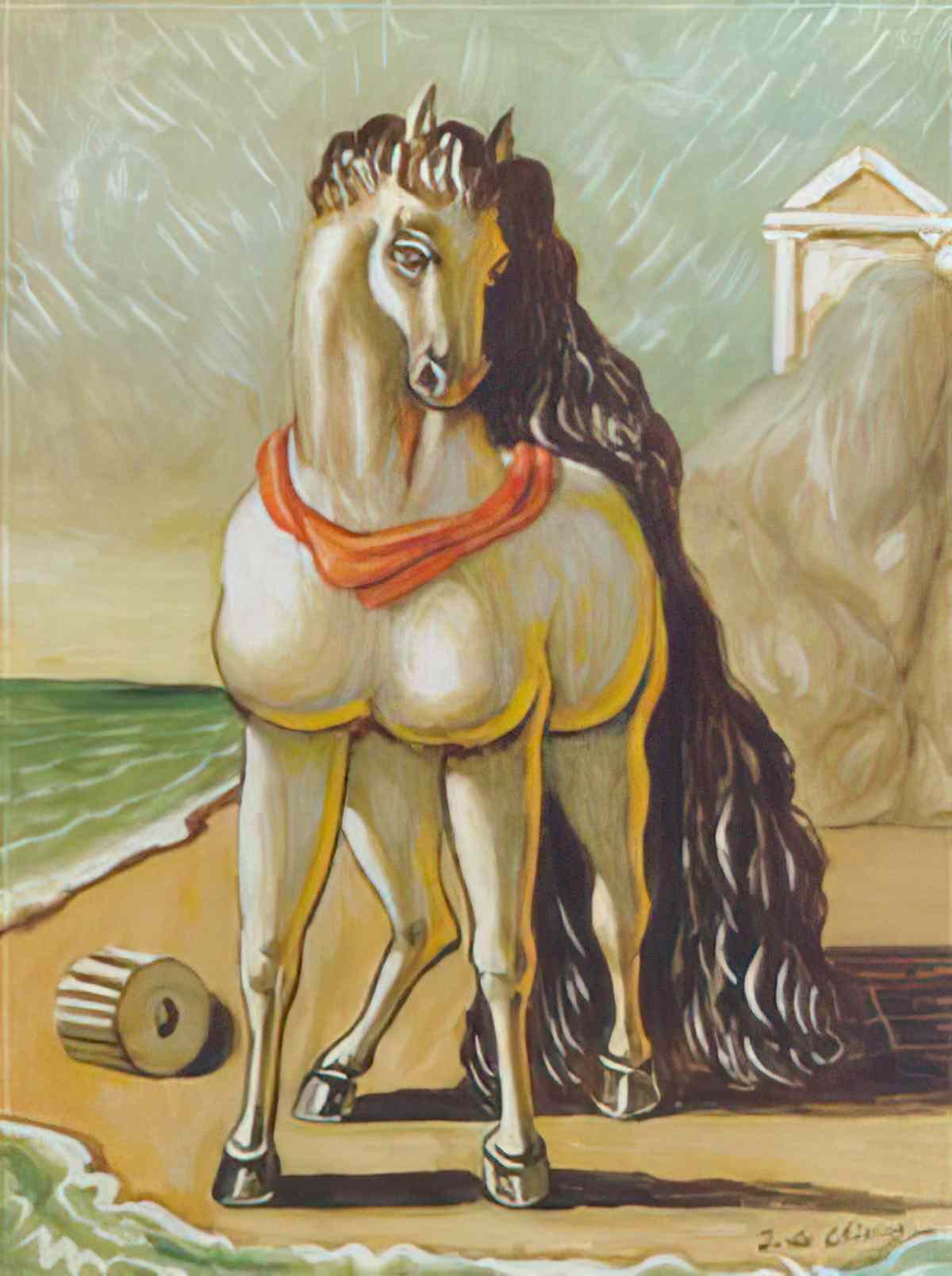 giorgio de chirico gladiatori ed arbitro Art A4 Photo Print