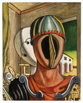 giorgio de chirico hector et andromaque Art A4 Photo Print