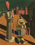 giorgio de chirico i pesci sacri1 Art A4 Photo Print