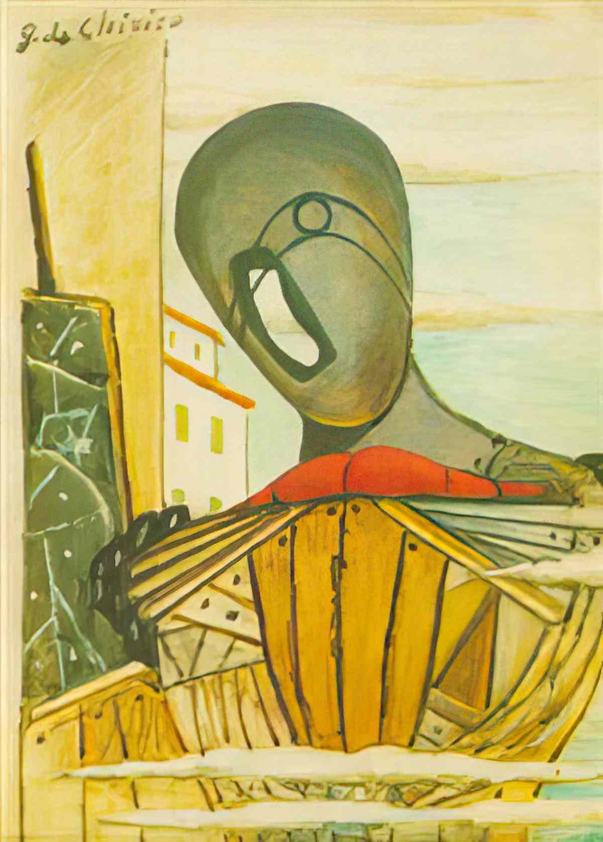 giorgio de chirico il cavallo pezzato1 Art A4 Photo Print