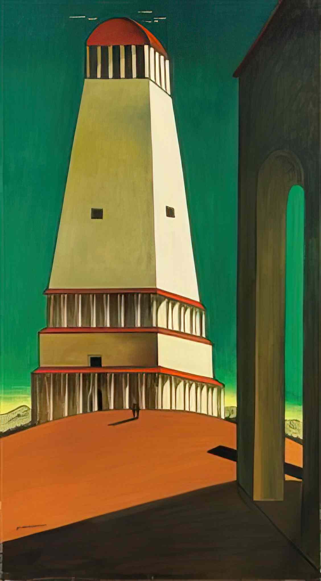 giorgio de chirico il trovatore 1960 circa Art A4 Photo Print