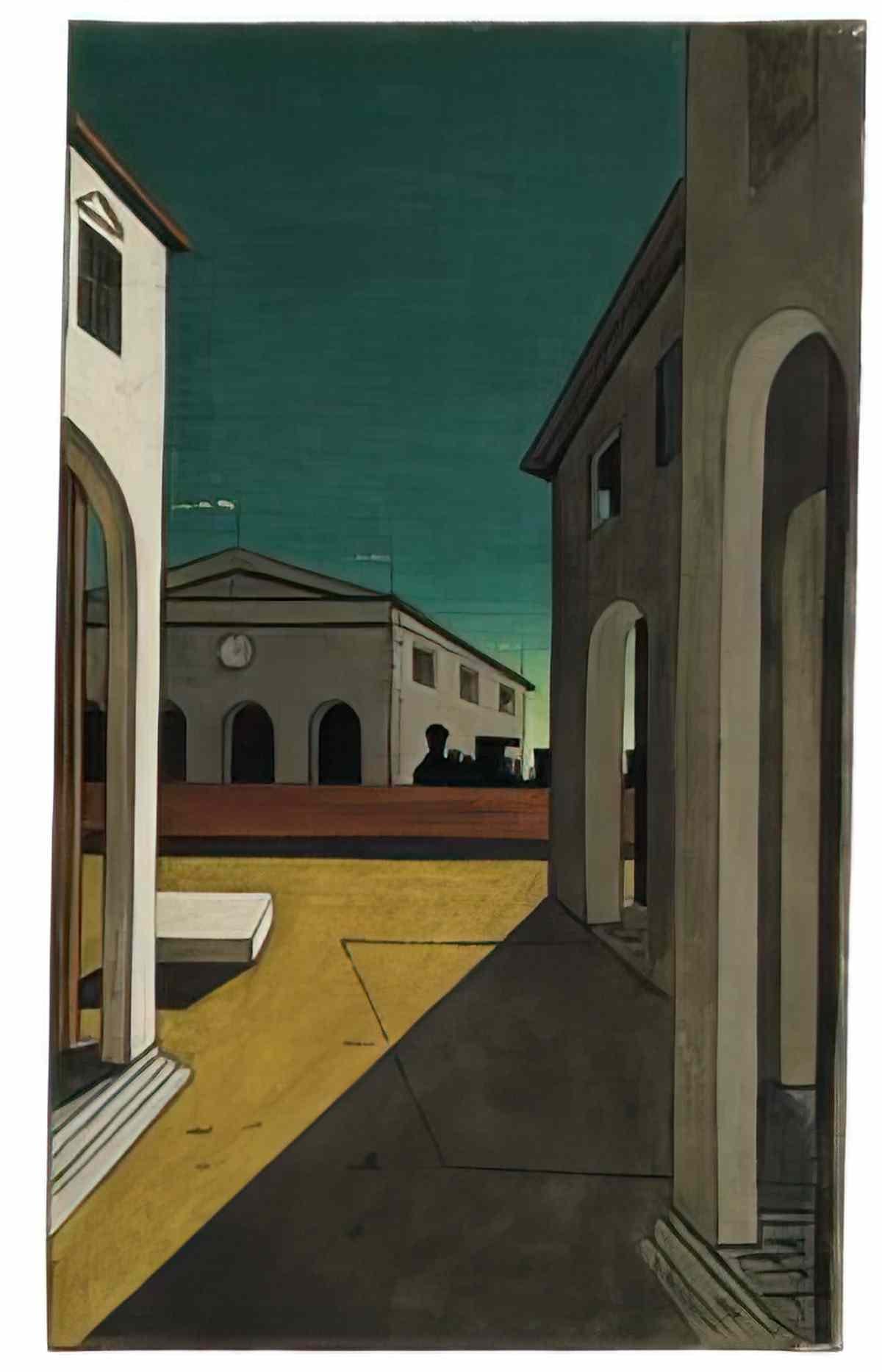 giorgio de chirico malinconia torinese1 Art A4 Photo Print