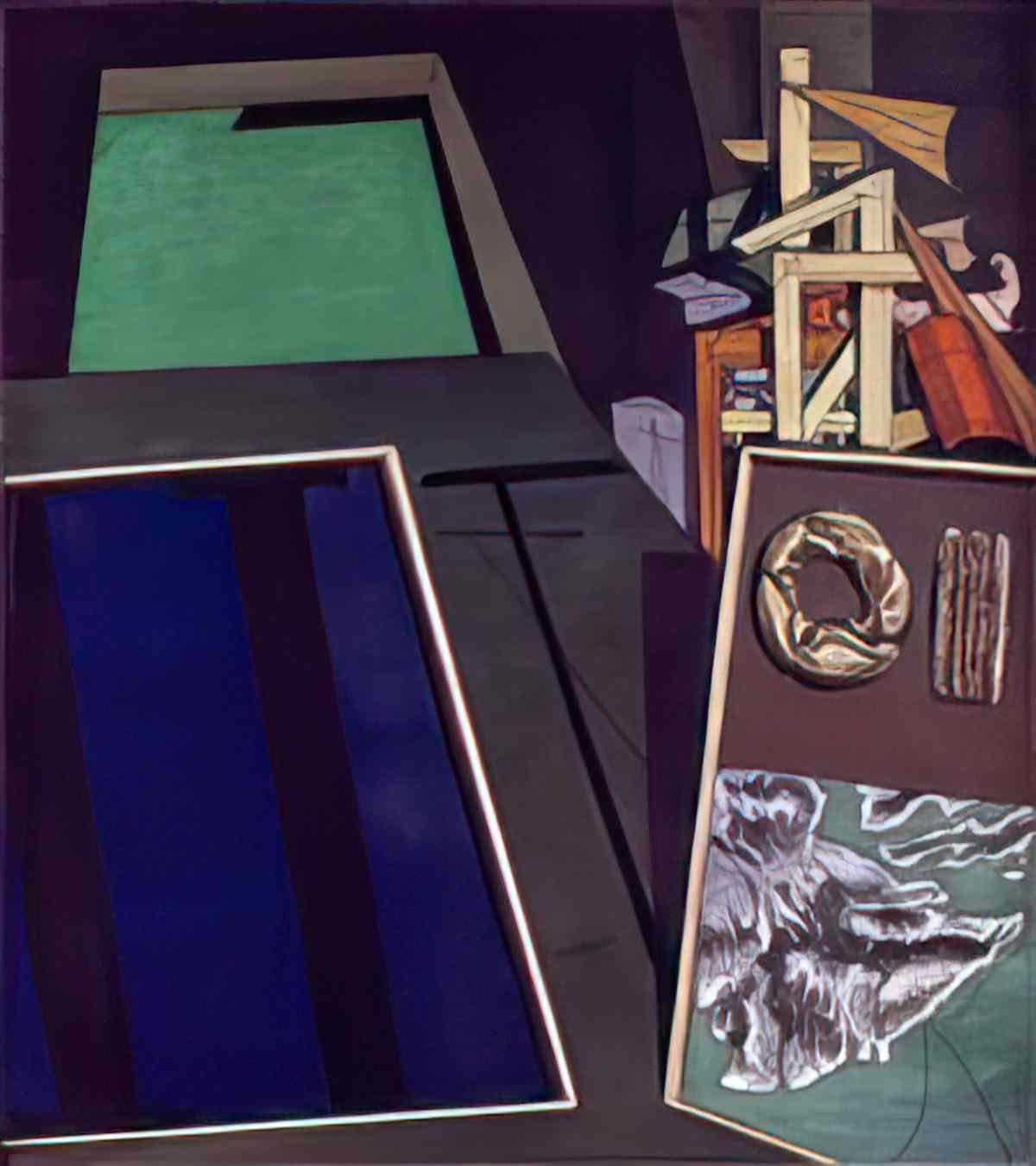 giorgio de chirico la moglie del filosofo Art A4 Photo Print